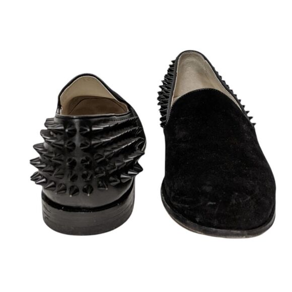 OTABO Men's Suede Leather Studded Loafers 10 - Picture 3 of 11